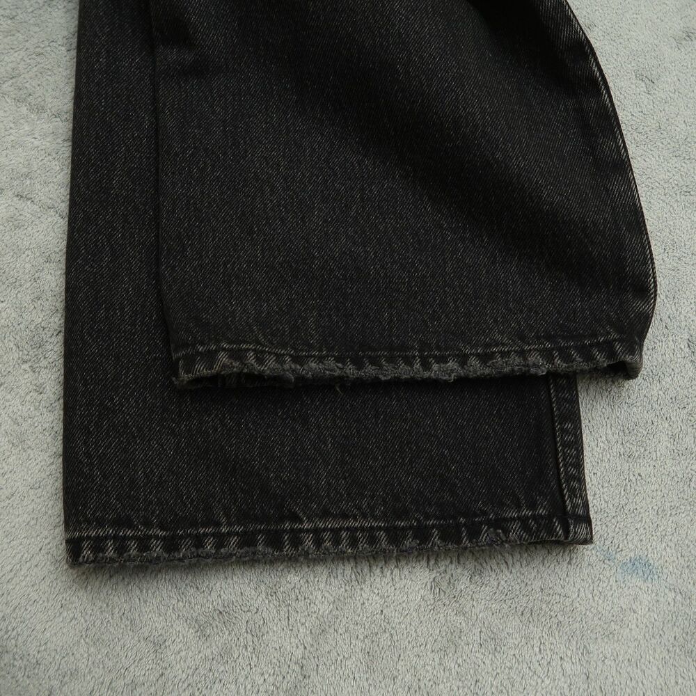 Abercrombie & Fitch Black Wide Leg Jeans - Picture 14 of 16